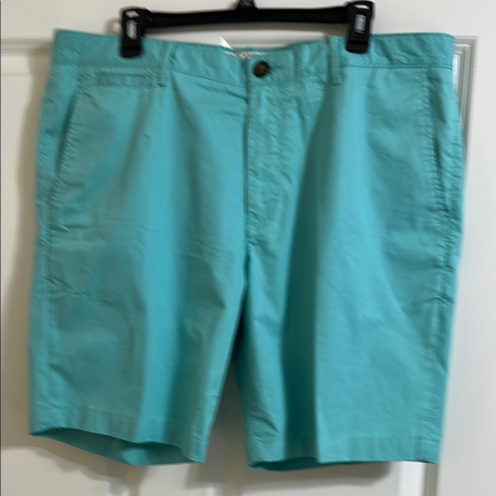 Penguin turquoise Flat Front Casual Shorts‎